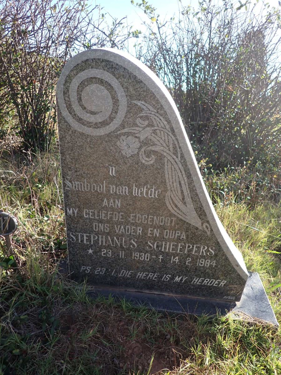 SCHEEPERS Stephanus 1930-1984