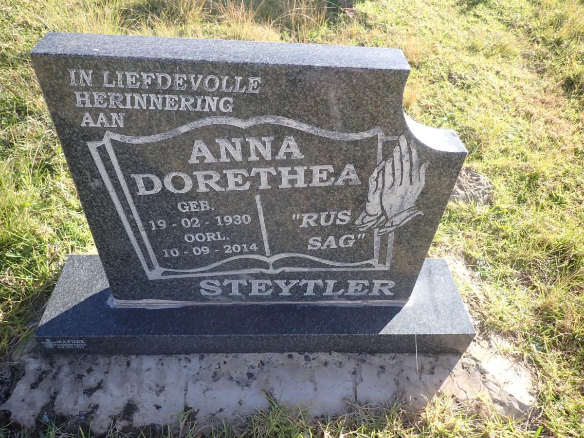 STEYTLER Anna Dorethea 1930-2014