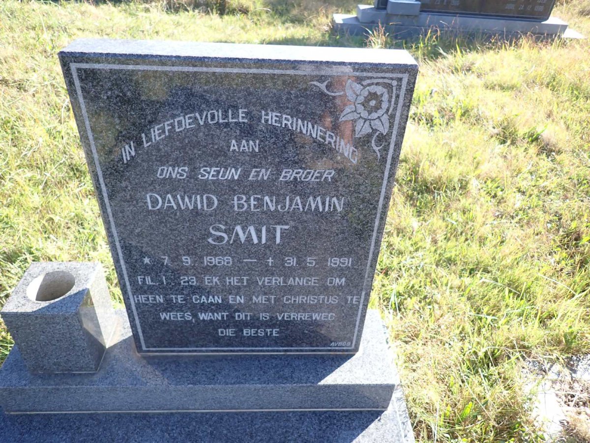 SMIT Dawid Benjamin 1968-1991