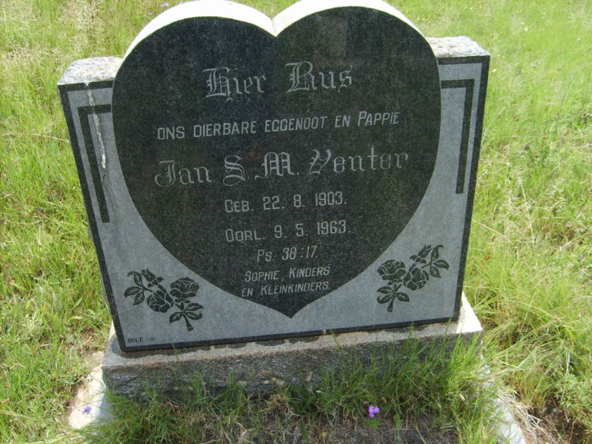 VENTER Jan S.M. 1903-1963