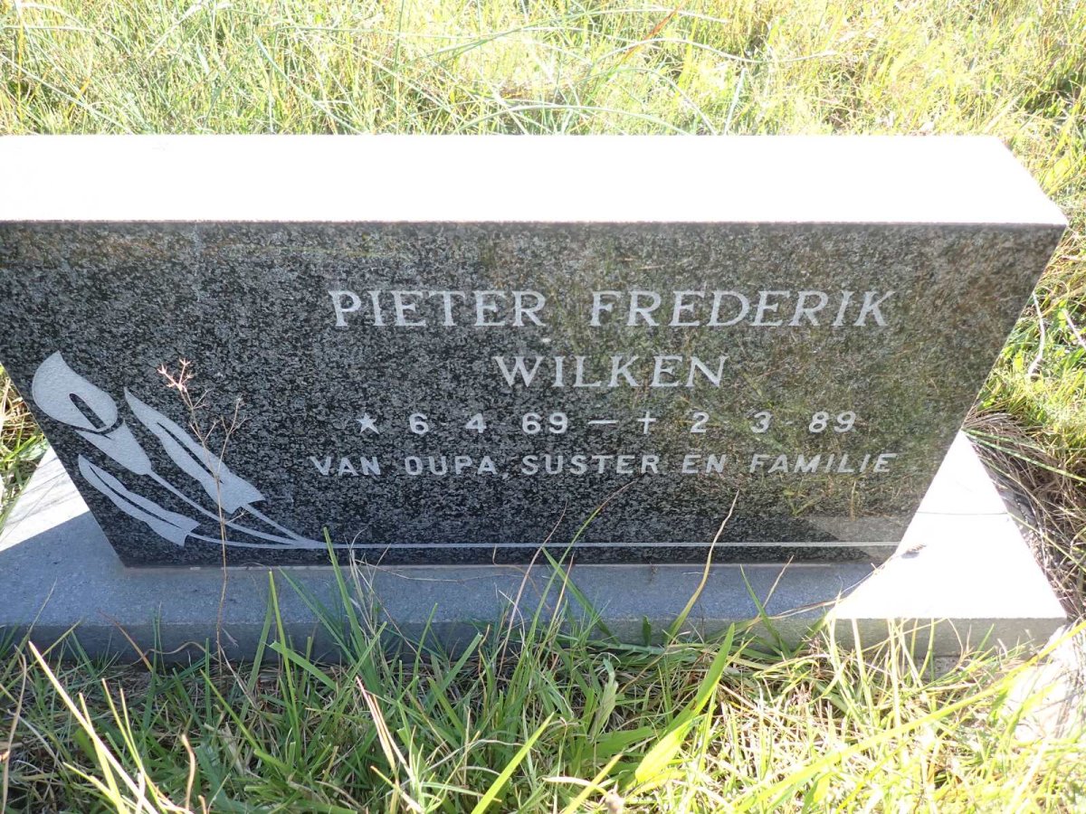 WILKEN Pieter Frederik 1969-1989