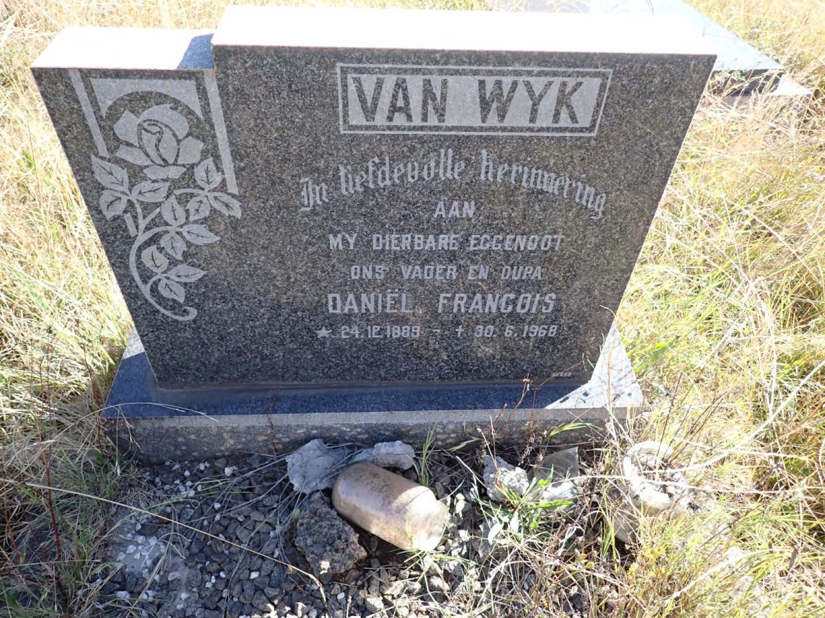 WYK Daniël Francois, van 1889-1968