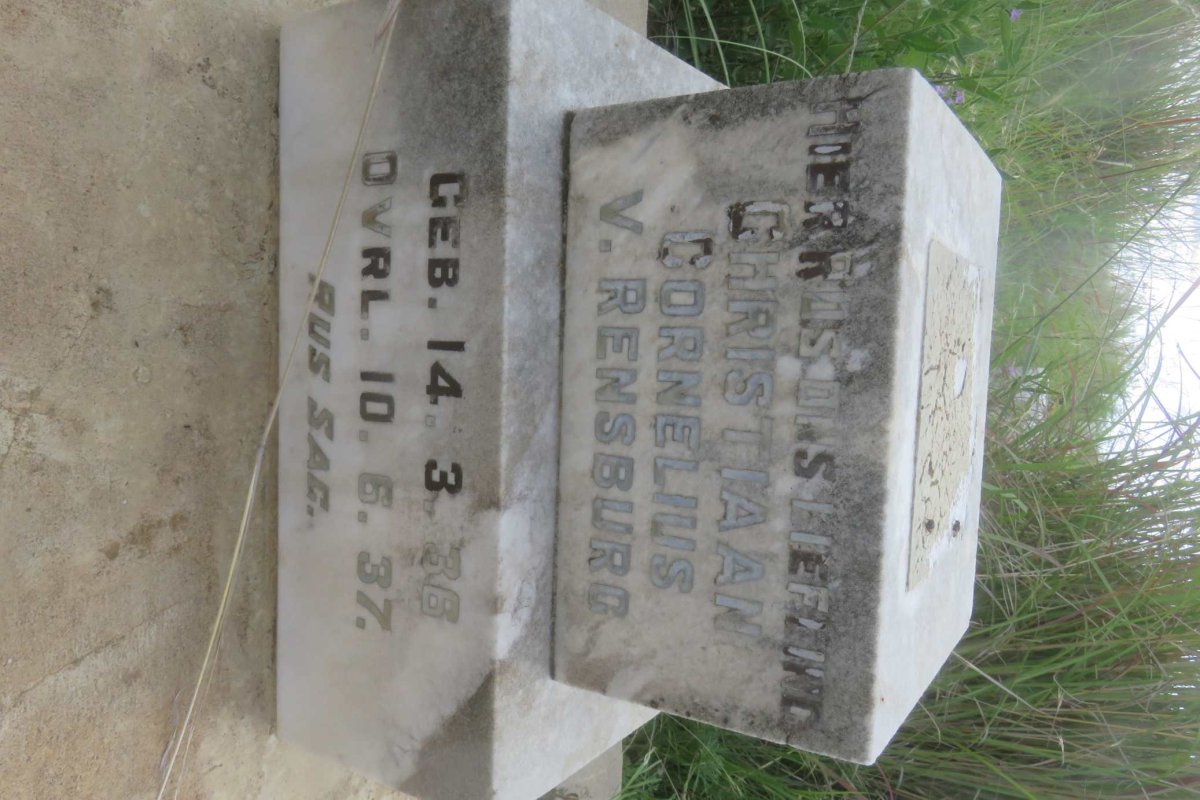 RENSBURG Christiaan Cornelius, van 1936-1937