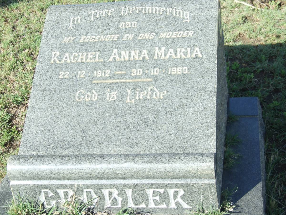 GROBLER Rachel Anna Maria 1912-1980