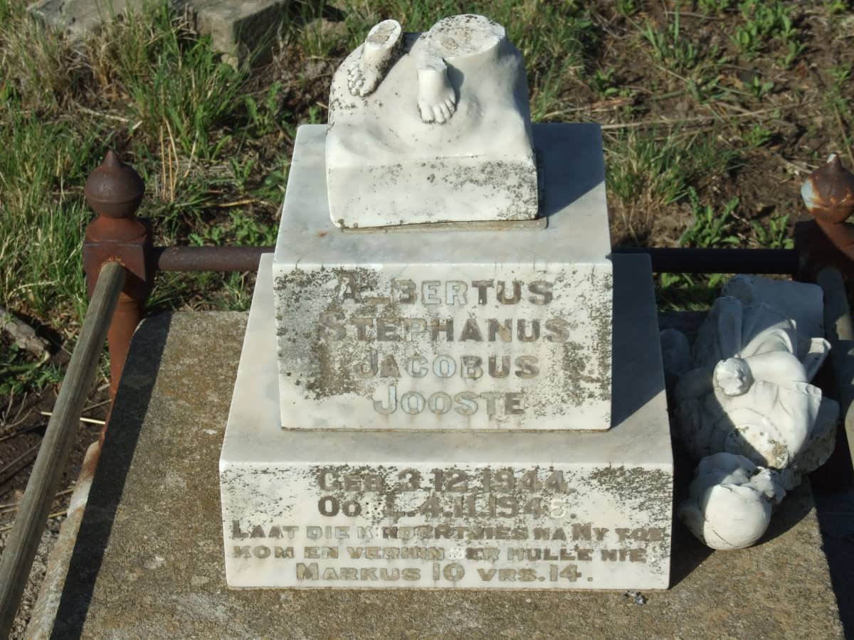 JOOSTE Albertus Stephanus Jacobus 1944-1945