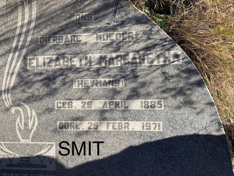 SMIT Elizabeth Margaretha 1885-1971