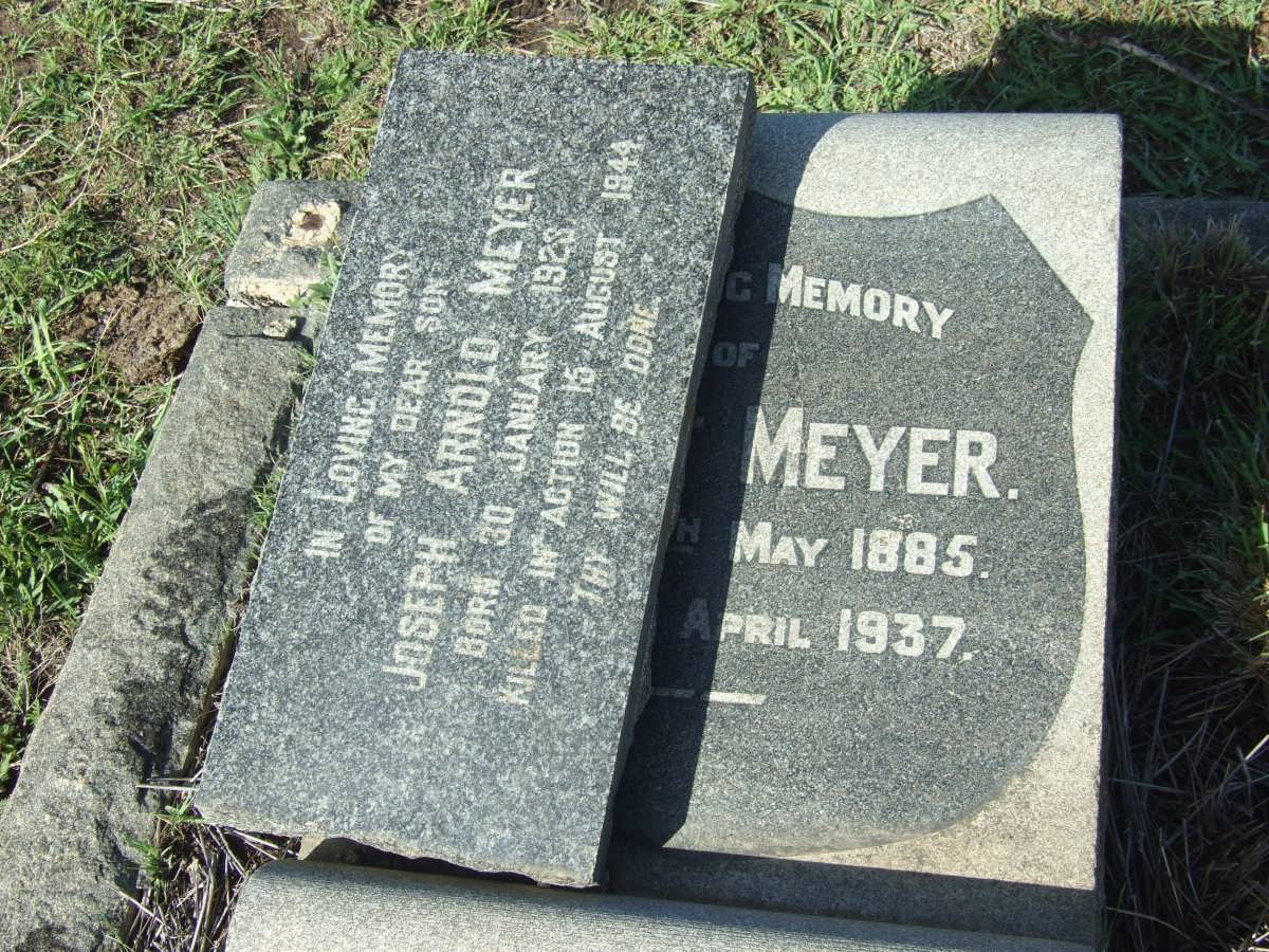 MEYER ? 1885-1937 :: MEYER Joseph Arnold 1923-1944