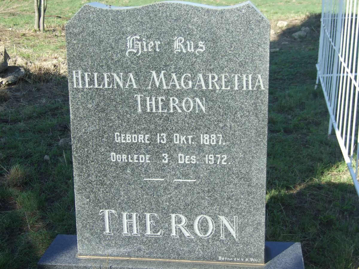 THERON Helena Magaretha 1887-1972
