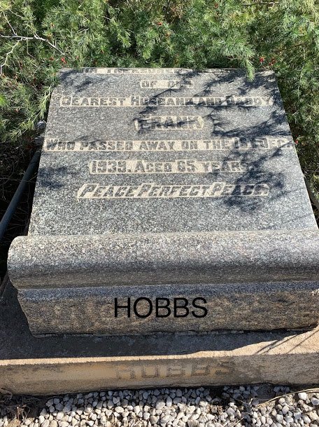 HOBBS Frank -1939