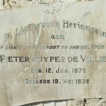 VILLIERS Peter Kuyper, de 1872-1938 