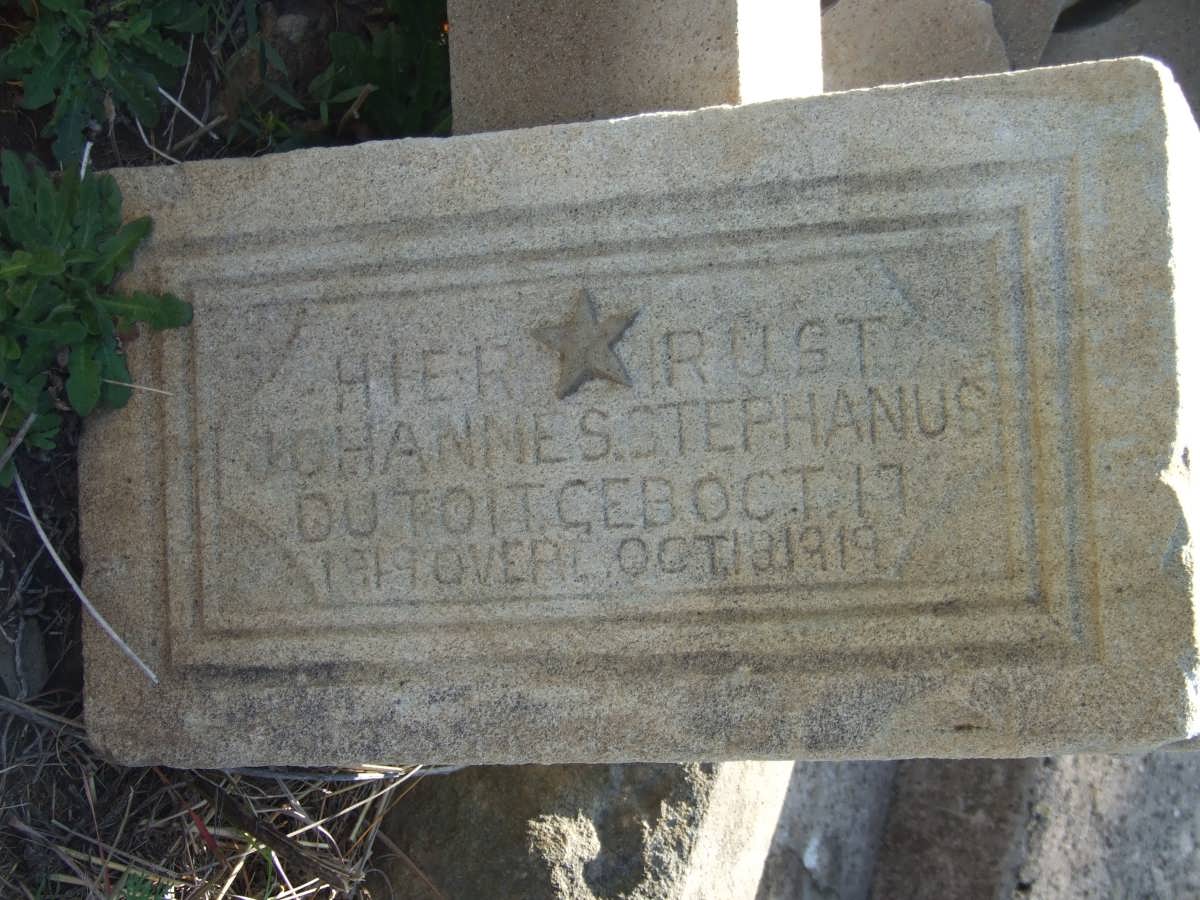 TOIT Johannes Stephanus, du 1919-1919