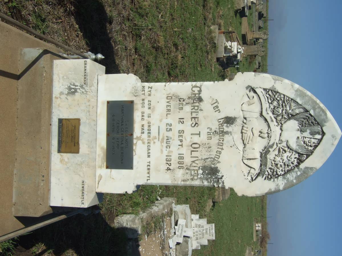 OLIVIER Charles T. 1886-1924 &amp; Marthina Gertina Berdina KEMP 1896-1973 :: OLIVIER Cornelis Hermanus 1915-1991