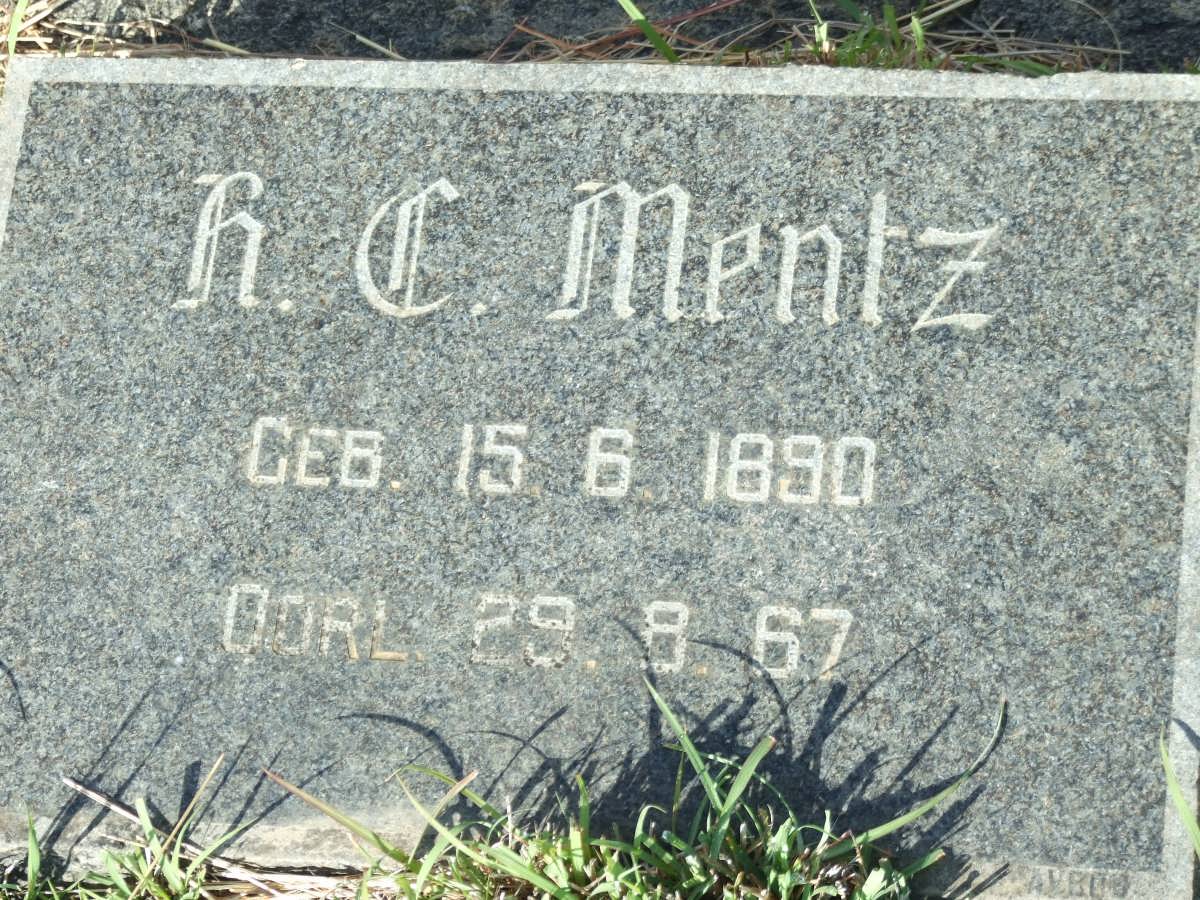 MENTZ H.C. 1890-1967