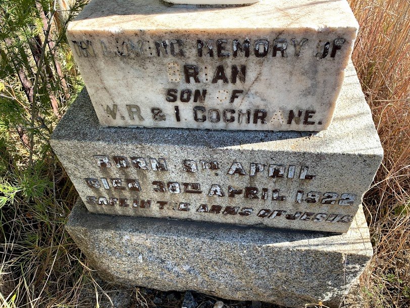 COCHRANE Brian 1922-1922
