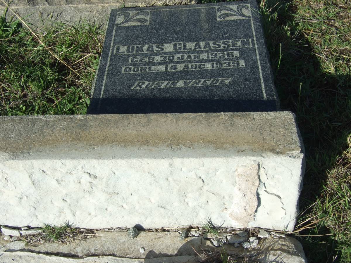 CLAASSEN Lukas 1936-1939