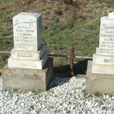 MERWE Hendrina Magrita, v.d. 1930-1935 :: VAN DER MERWE Elsie Sophia 1932-1935