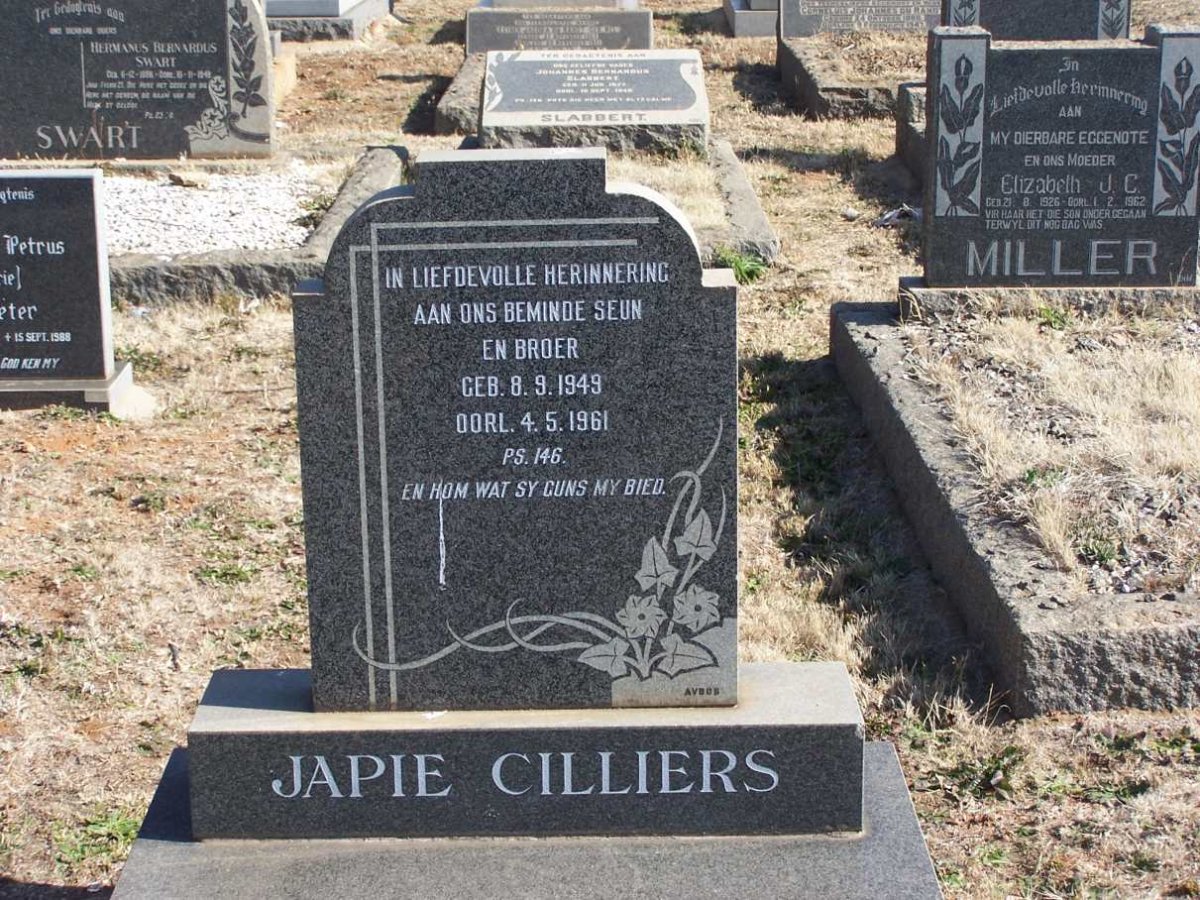 CILLIERS Japie 1949-1961