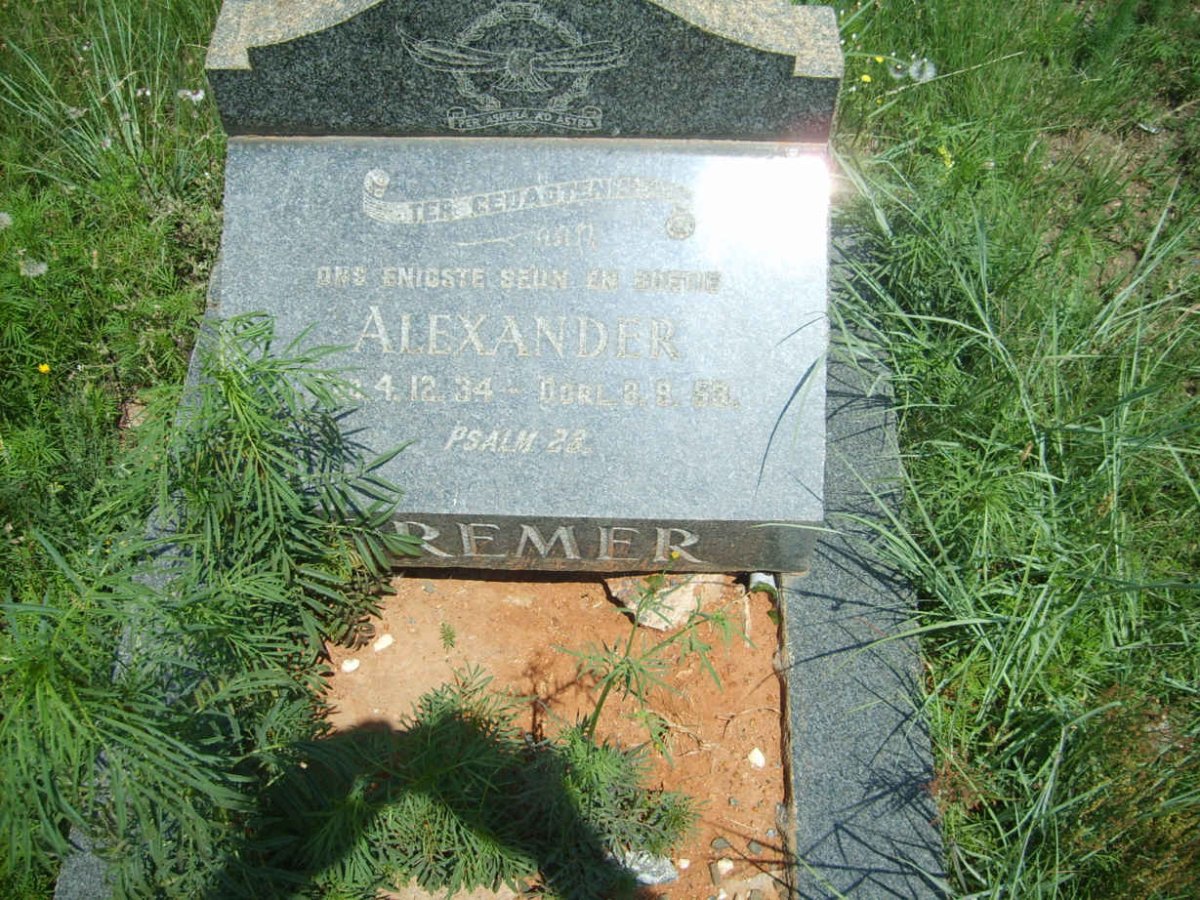 CREMER Alexander 1934-1953