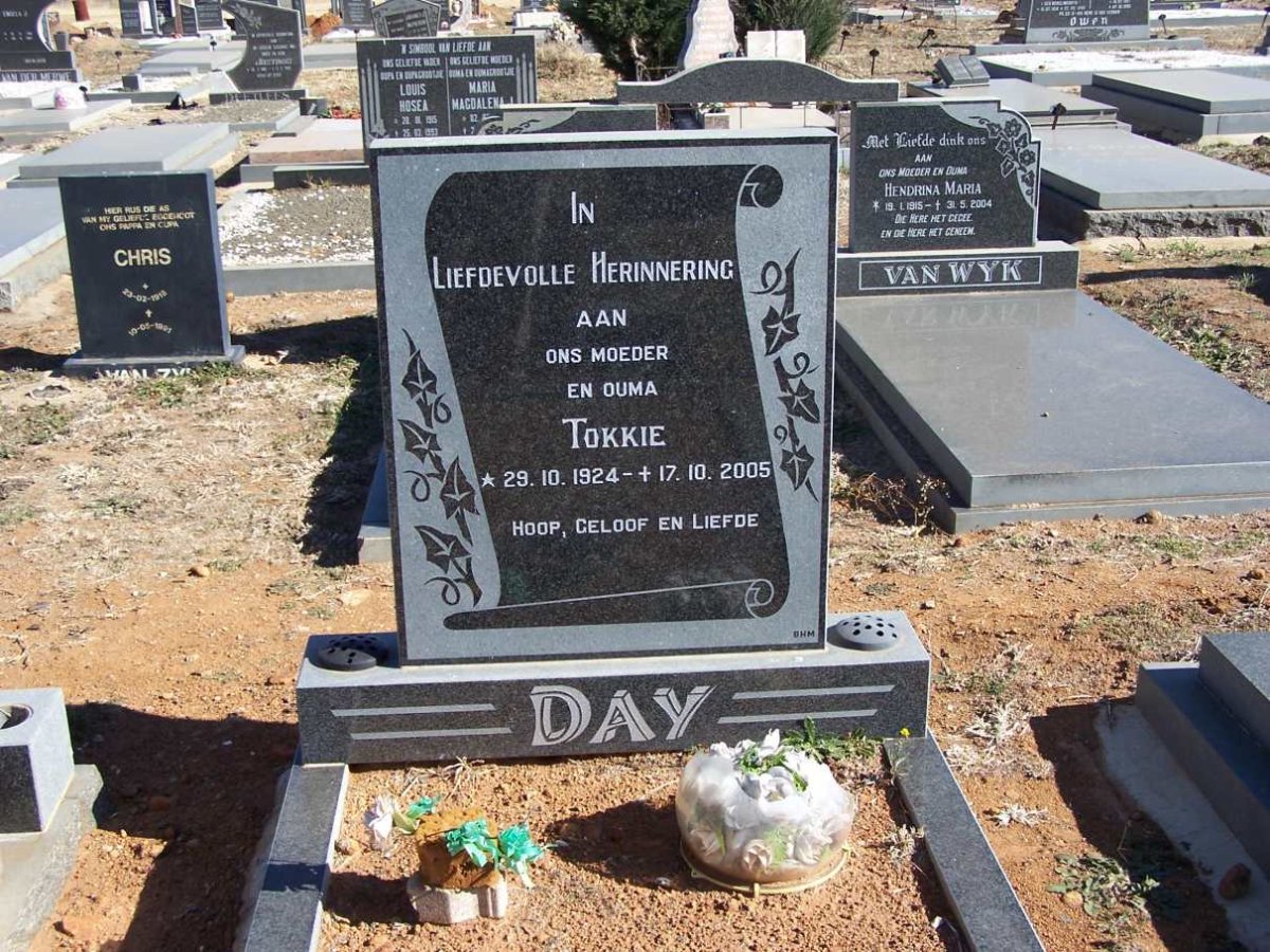 DAY Tokkie 1924-2005