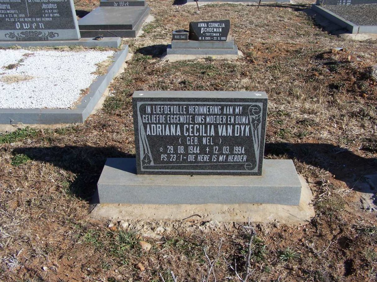 DYK Adriana Cecilia, van nee NEL 1944-1994