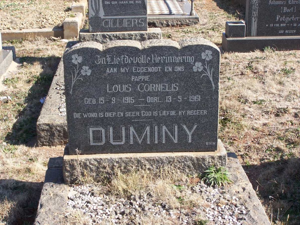 DUMINY Louis Cornelis 1915-1961