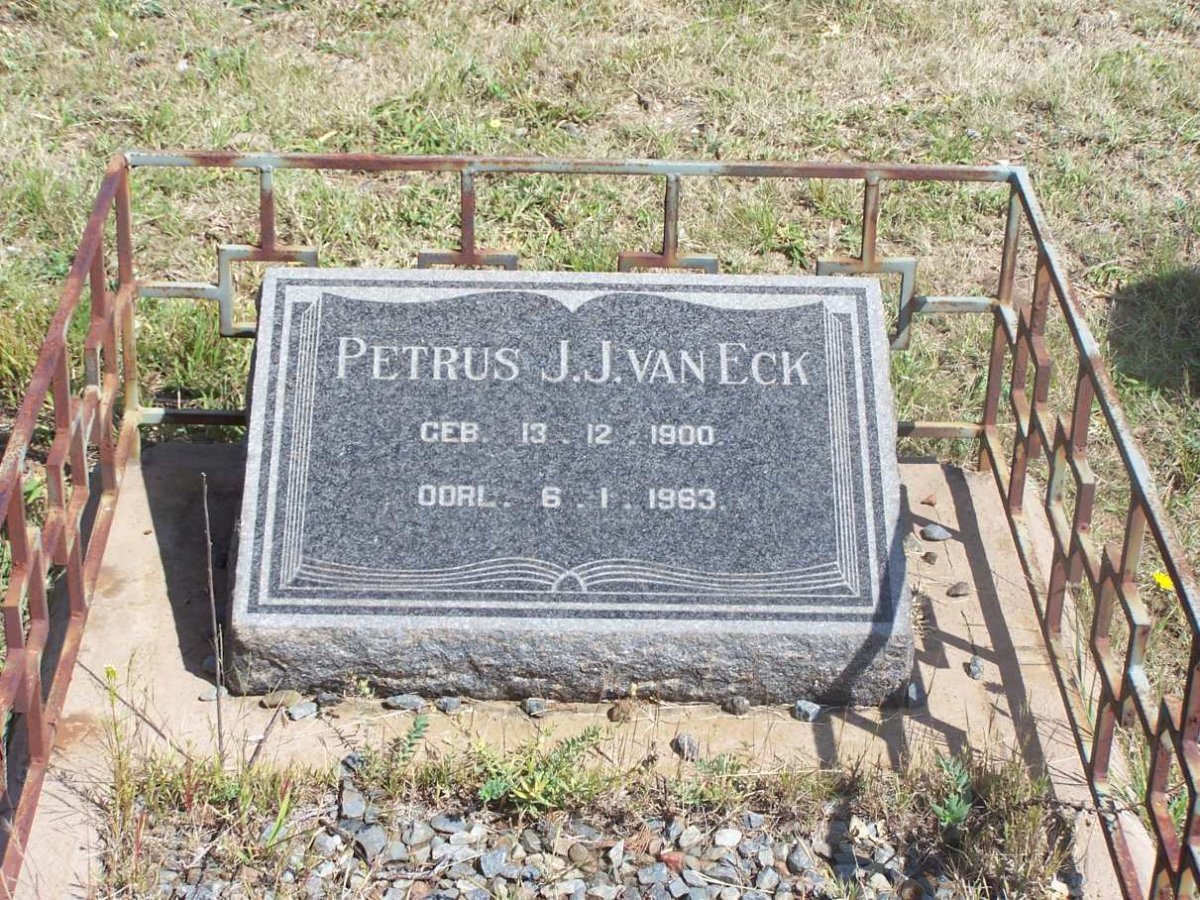 ECK Petrus J.J., van 1900-1963