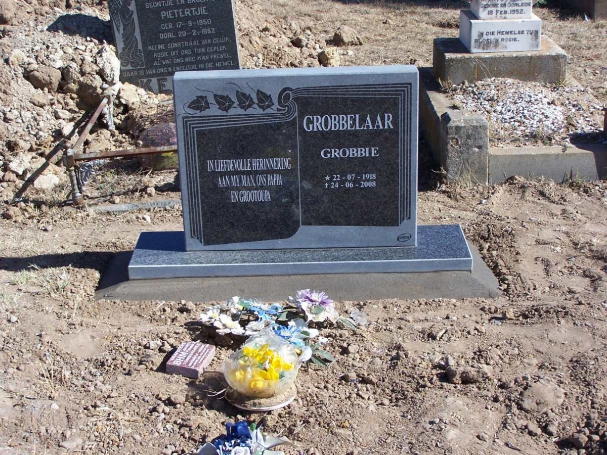 GROBBELAAR Grobbie 1918-2008