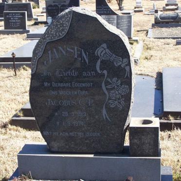 JANSEN Jacobus C. P. 1913-1974
