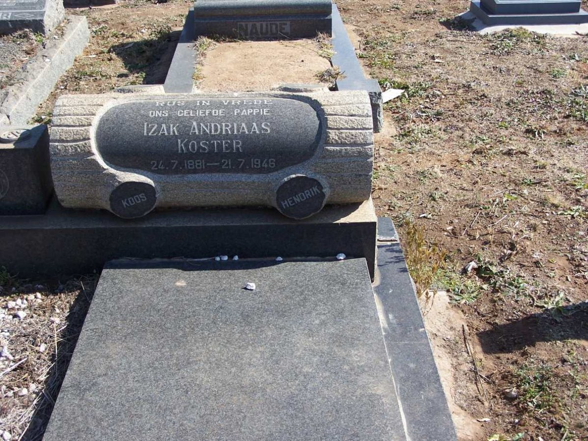 KOSTER Izak Andriaas 1881-1946
