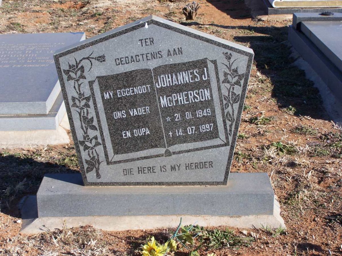 McPHERSON Johannes J. 1949-1997