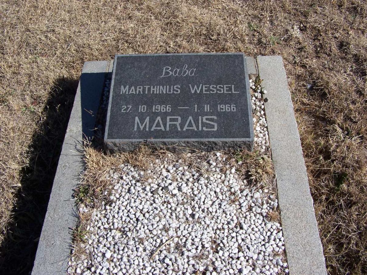 MARAIS Marthinus Wessel 1966-1966