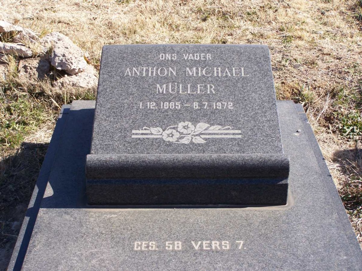 MULLER Anthon Michael 1885-1972