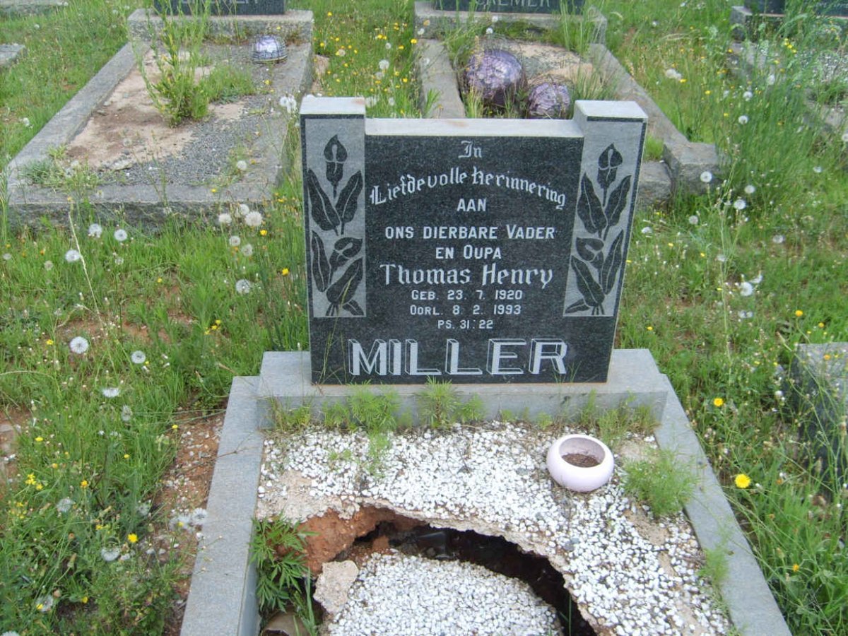 MILLER Thomas Henry 1920-1993