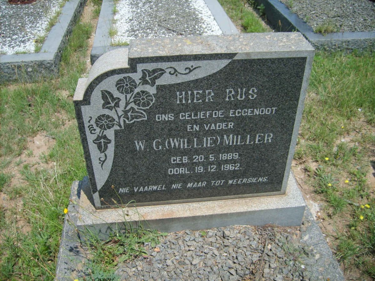 MILLER W.G. 1889-1962