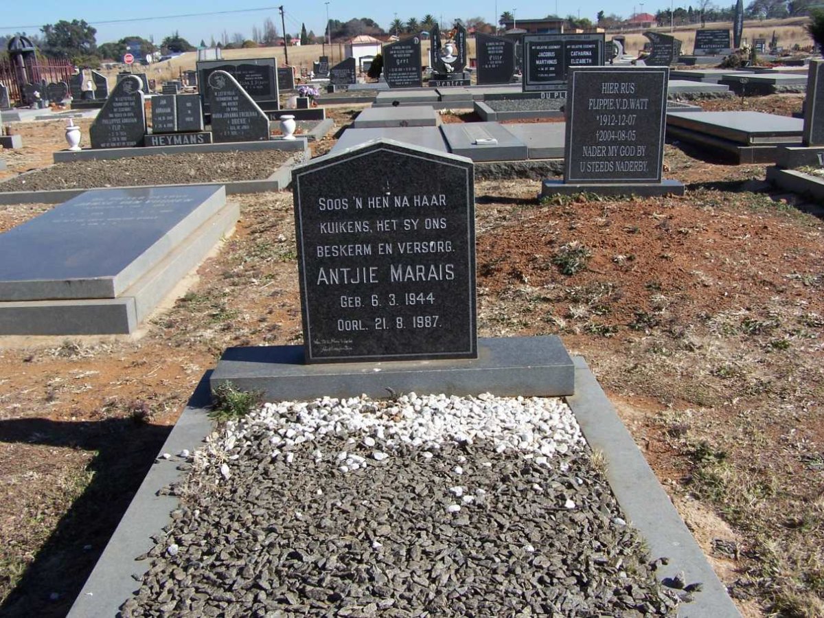 MARAIS Antjie 1944-1987