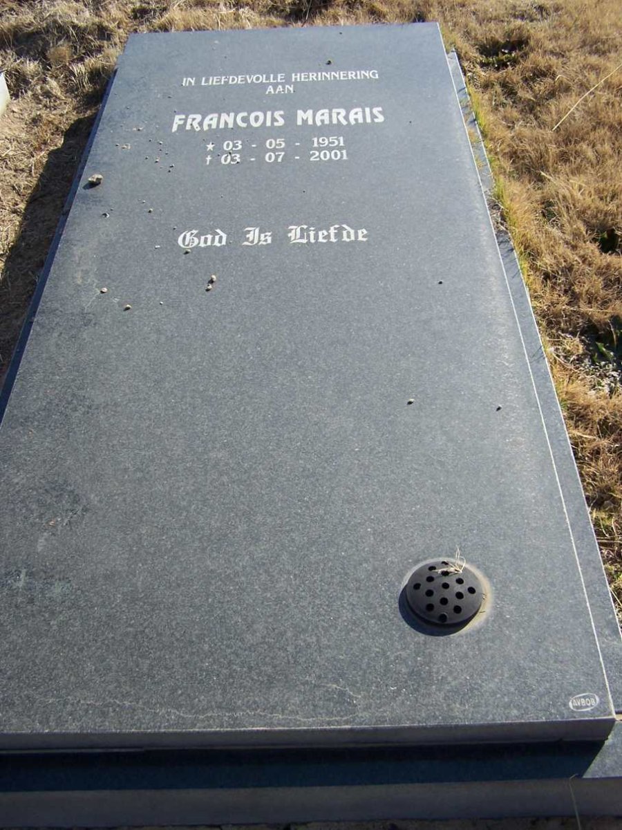 MARAIS Francois 1951-2001