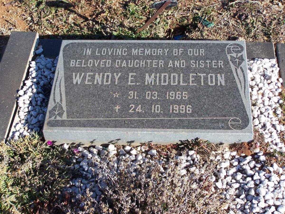 MIDDLETON Wendy E. 1965-1996