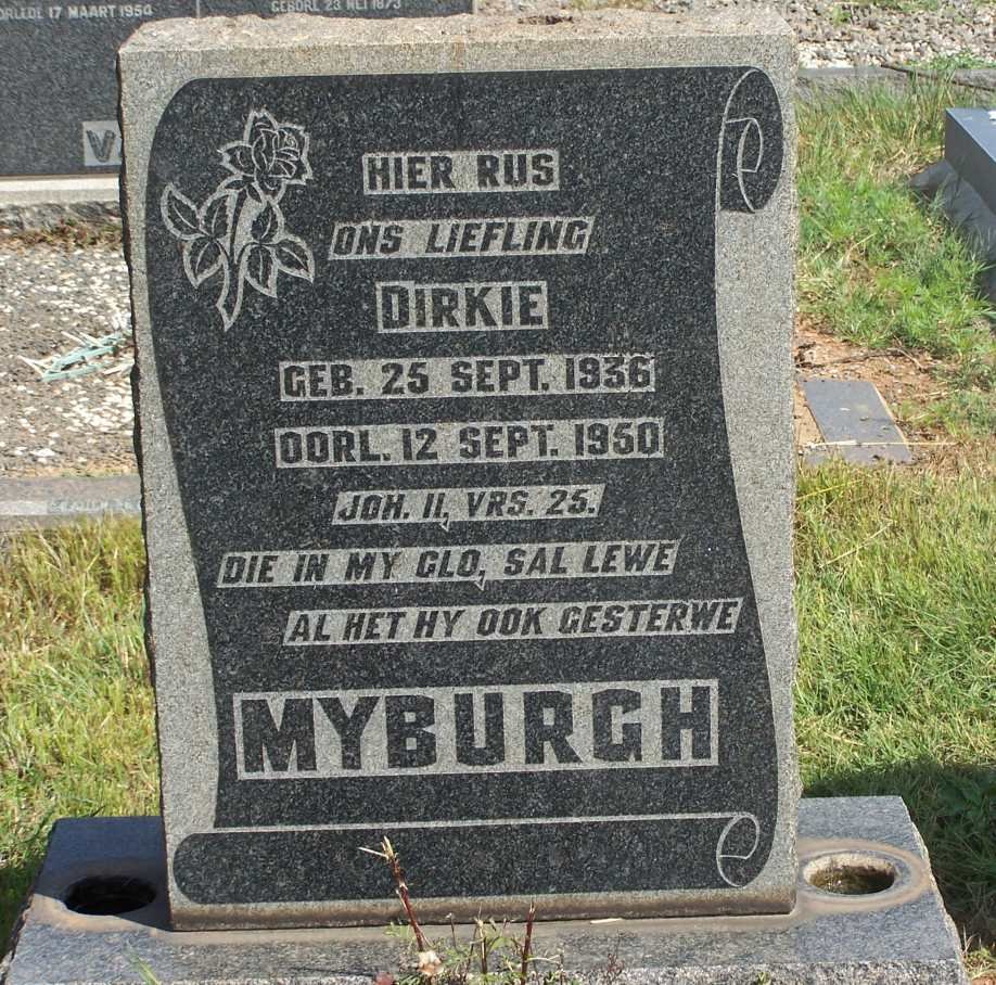 MYBURGH Dirkie 1936-1950