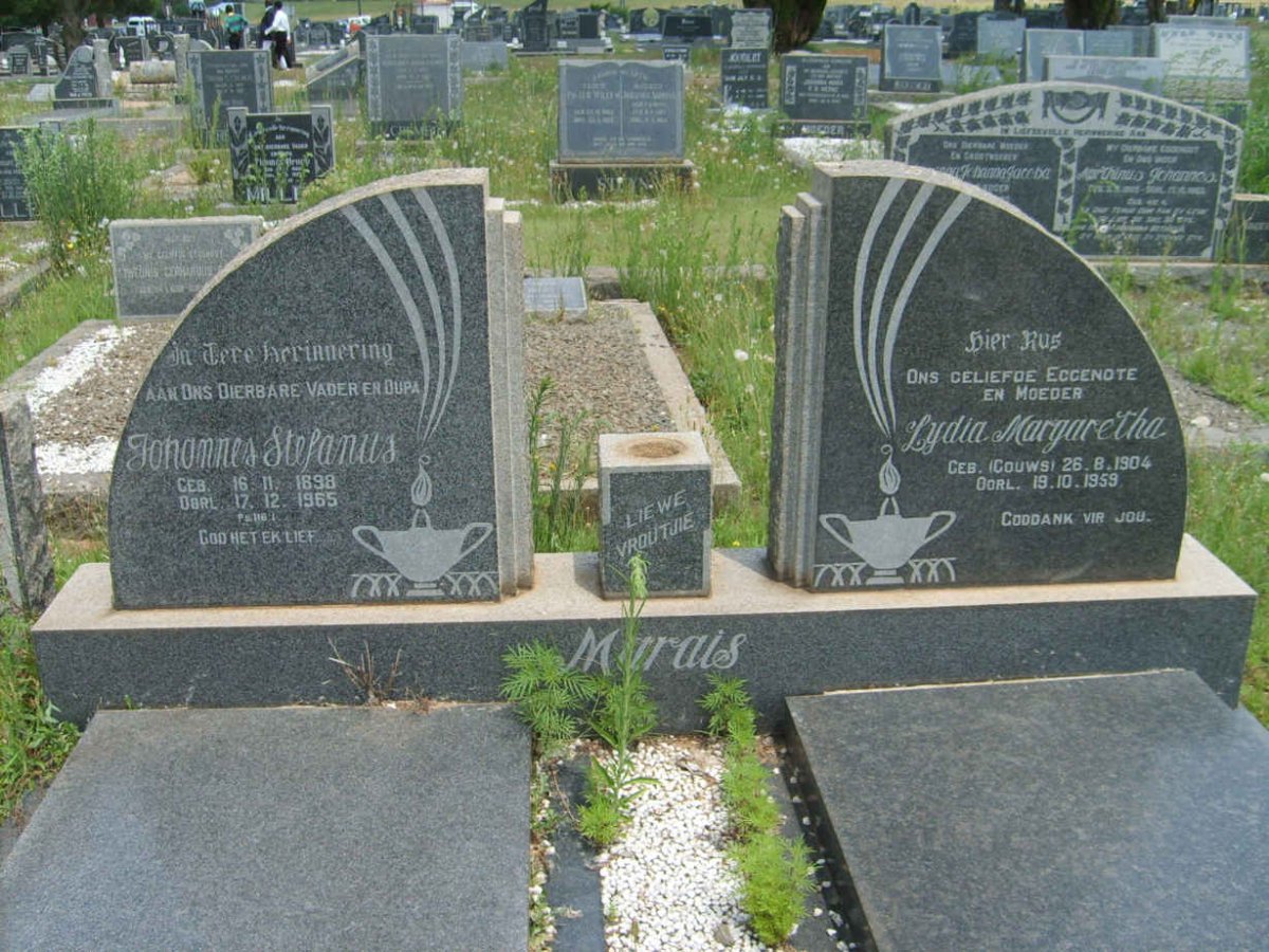 MARAIS Johannes Stefanus 1898-1965 &amp; Lydia Margaretha GOUWS 1904-1959