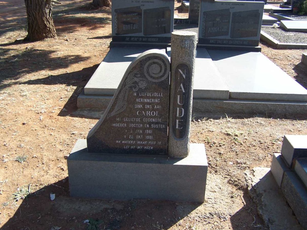 NAUDE Carol 1961-1981