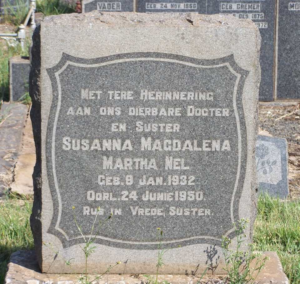 NEL Susanna Magdalena Martha 1932-1950