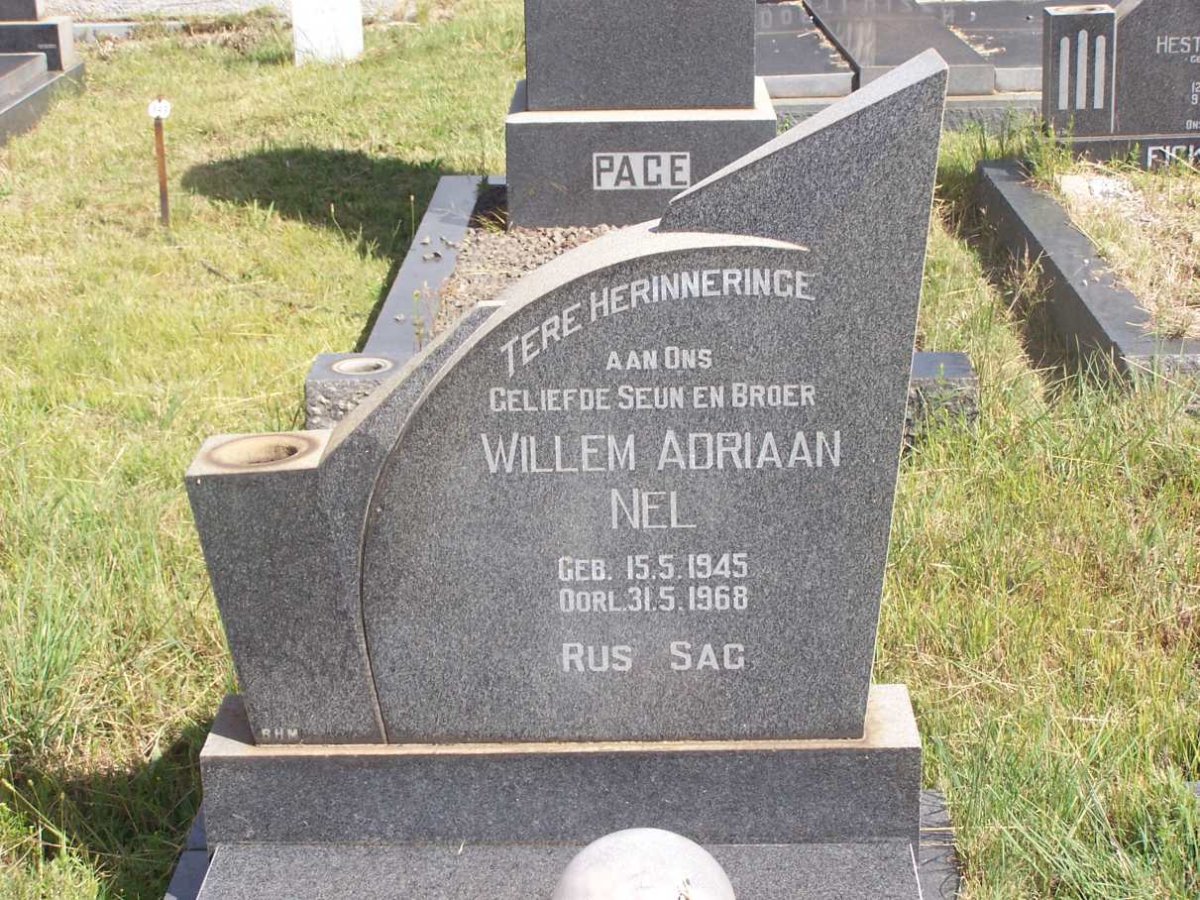 NEL Willem Adriaan 1945-1968