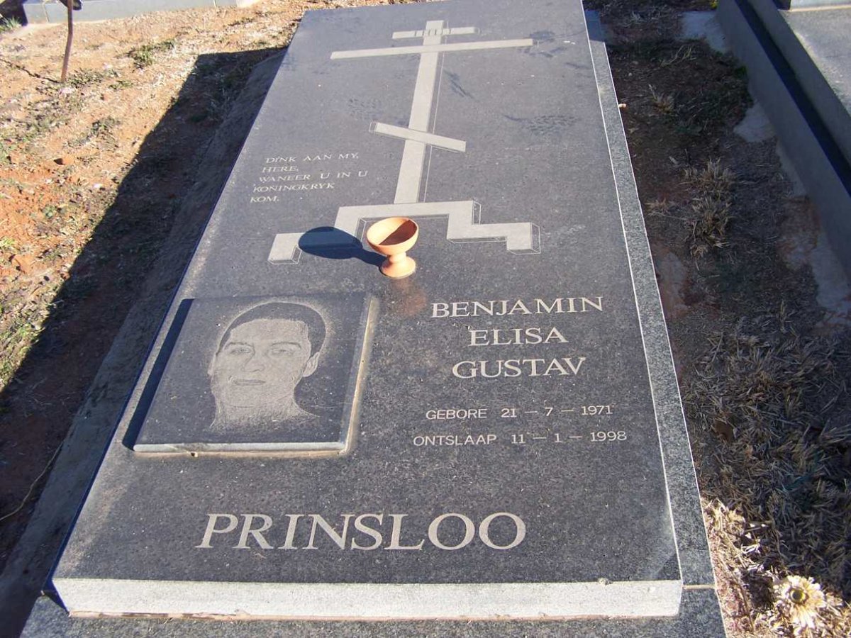PRINSLOO Benjamin Elisa Gustav 1971-1998