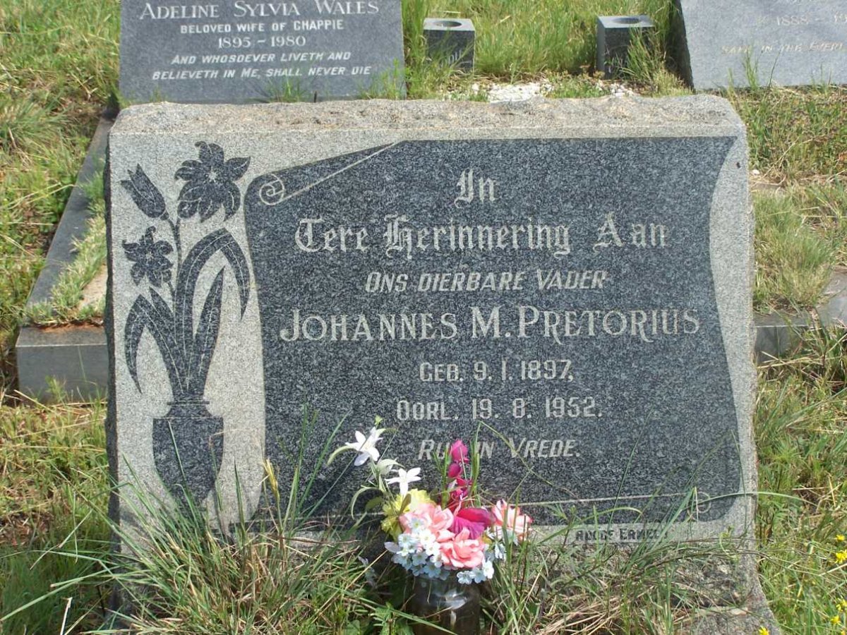 PRETORIUS Johannes M. 1897-1952