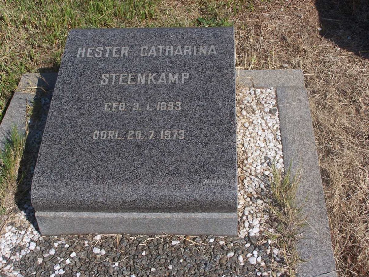 STEENKAMP Hester Catharina 1893-1973