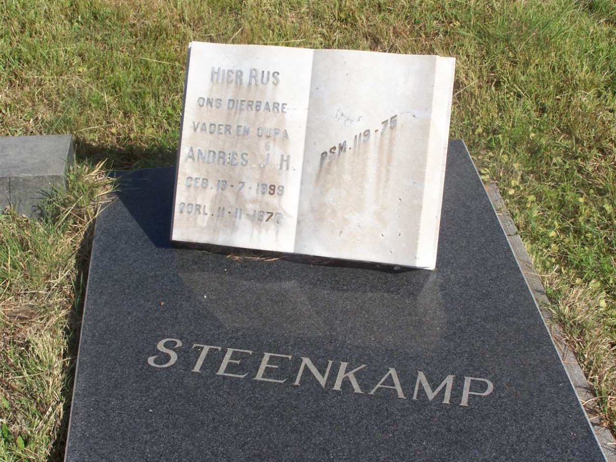 STEENKAMP Andries J.H. 1899-1970
