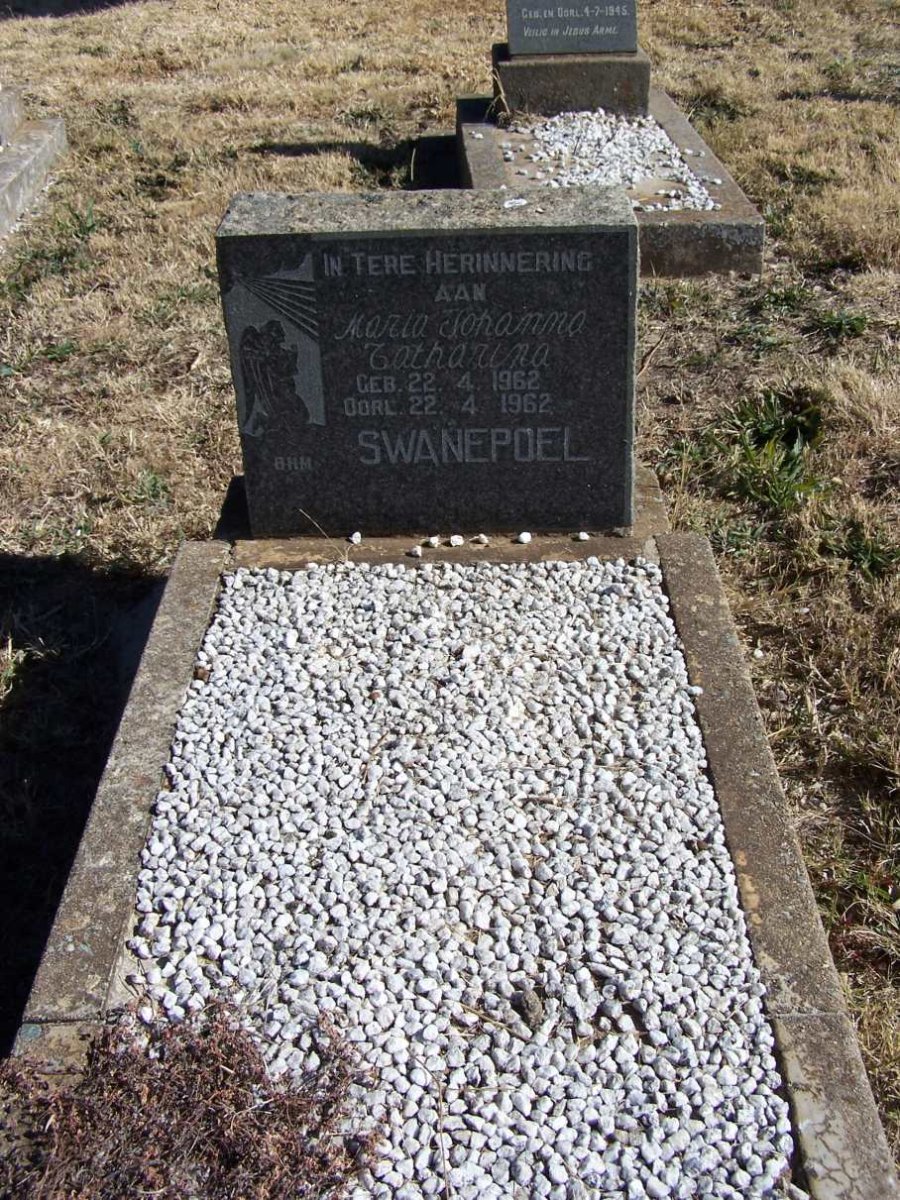 SWANEPOEL Maria Johanna Catharina 1962-1962