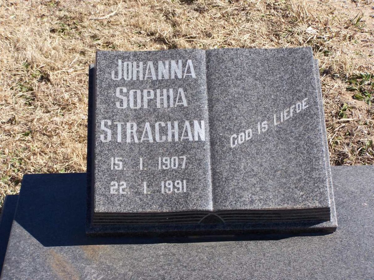 STRACHAN Johanna Sophia 1907-1991