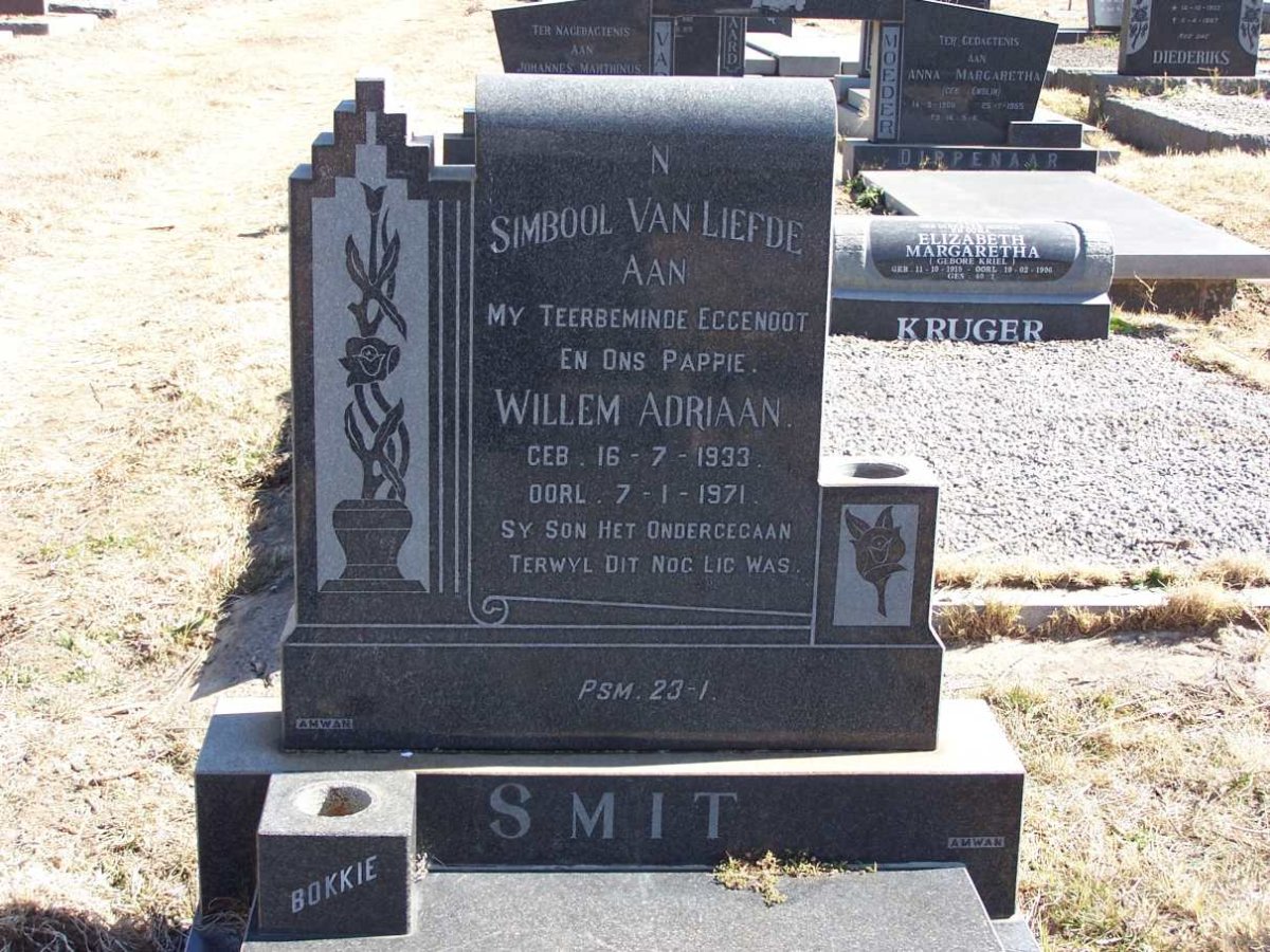 SMIT Willem Adriaan 1933-1971