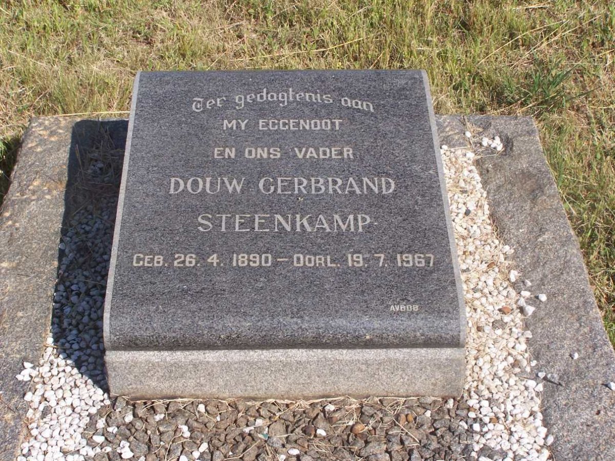 STEENKAMP Douw Gerbrand 1890-1967